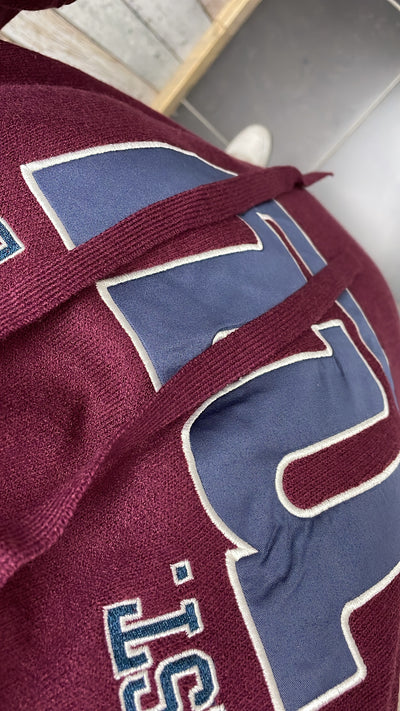 SWEATER 'NY CAPUCHON' | BORDEAUX