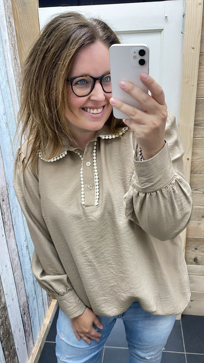 PS BLOUSE ‘VALERIE’ | BEIGE
