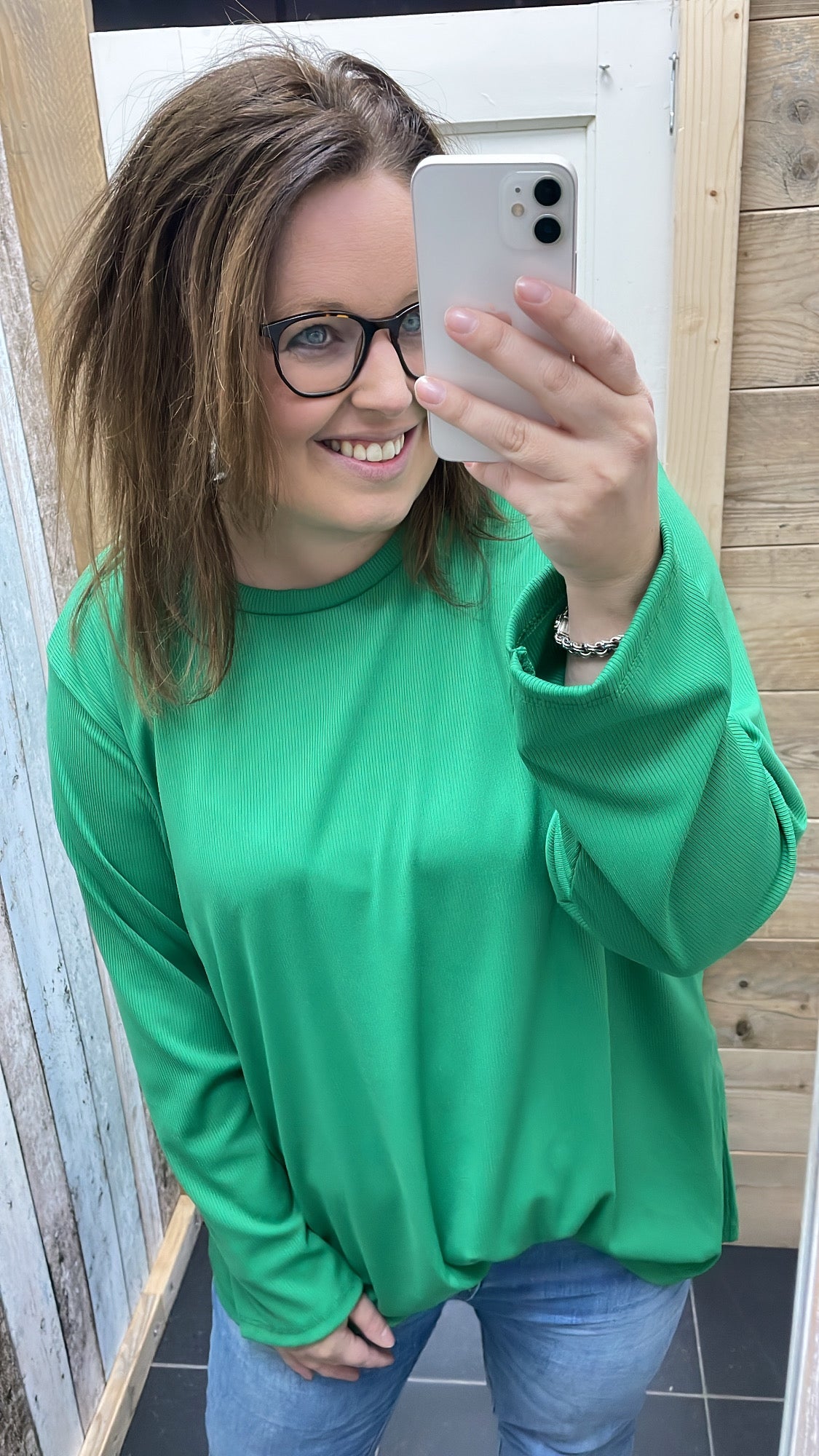 PS LONGSLEEVE 'RIBBEL' | GUCCI GROEN