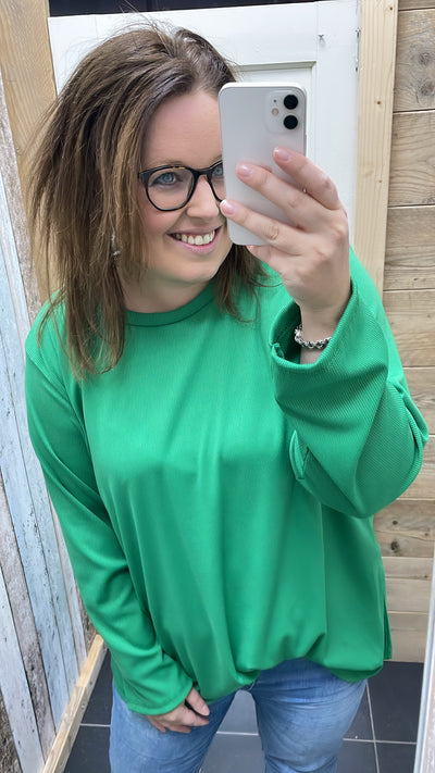 PS LONGSLEEVE 'RIBBEL' | GUCCI GROEN