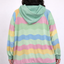 PS HOODIE 'RAINBOW' | MINTGROEN
