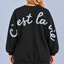 PS TRUI 'C'EST LA VIE' | ZWART