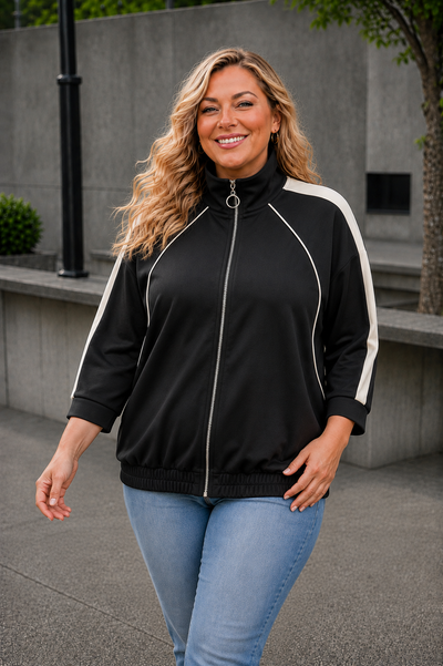 PS JAS 'BIES SCHOUDER' | ZWART
