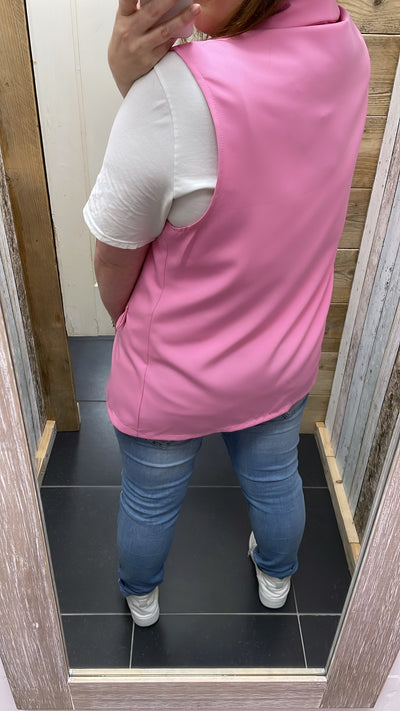 PS GILET 'DUN' | ROZE