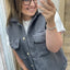 PS GILET 'TEDDY' | GRIJS