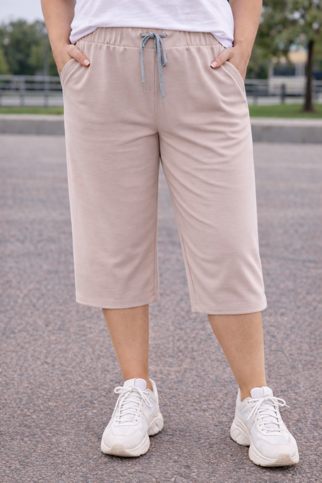 PS 3/4 JOGGINGBROEK | BEIGE