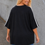 PS TOP V-HALS 'POCKET' | ZWART