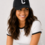 BASEBALLPET 'C' | ZWART