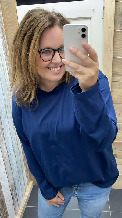 PS LONGSLEEVE | JEANSBLAUW