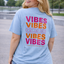 PS T-SHIRT ‘GOOD VIBES' | BLAUW
