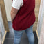 PS GILET 'TEDDY' | BORDEAUX
