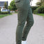 TRAVELSTOF BROEK 'LANG' | ARMY