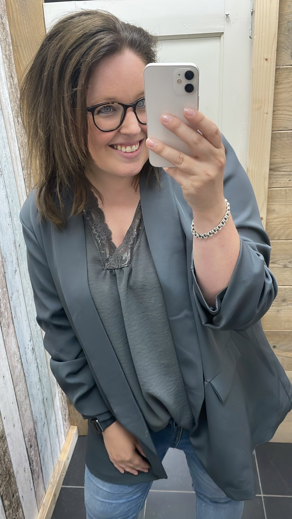 PS BLAZER | DONKERGRIJS