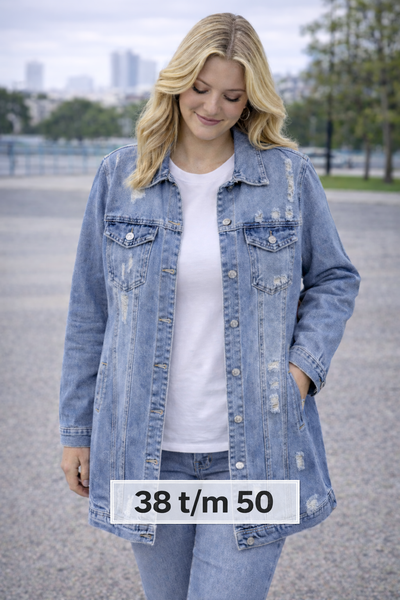 PS SPIJKERJAS 'DAMAGE' | JEANS