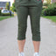 TRAVELSTOF BROEK '3/4' | ARMY