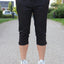 TRAVELSTOF BROEK '3/4' | ZWART