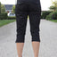 TRAVELSTOF BROEK '3/4' | ZWART