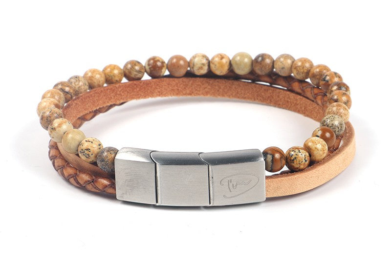 MANNENARMBAND ‘DAAN’ | CAMEL