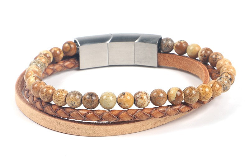 MANNENARMBAND ‘DAAN’ | CAMEL