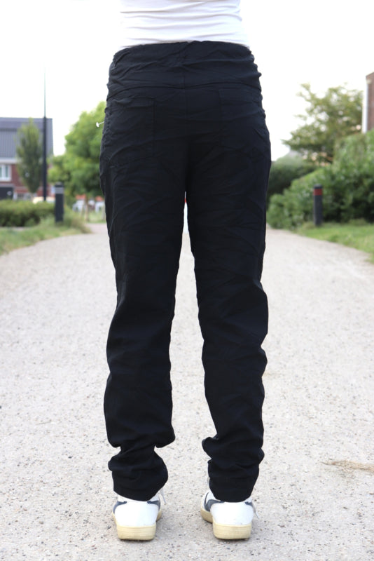 COMFY BROEK 'KOORD' | ZWART