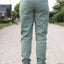 COMFY BROEK 'KOORD' | ZACHTGROEN