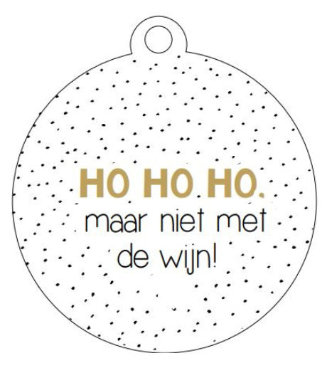 KERSTBAL | HO HO HO MAAR NIET MET DE WIJN