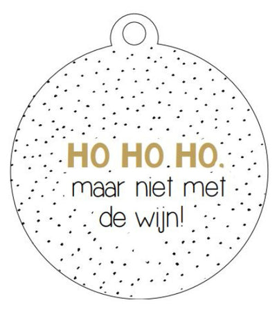 KERSTBAL | HO HO HO MAAR NIET MET DE WIJN