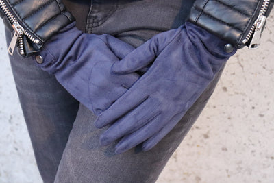 HANDSCHOEN ‘ELEMENTS’ | DONKERBLAUW