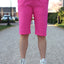 COMFY BROEK 'KORT’ | FUCHSIA
