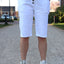 COMFY BROEK 'KORT KNOPEN’ | WIT