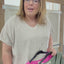 PS TOP 'BADSTOF' | FUCHSIA