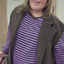 PS GILET LANG 'TEDDY' | BORDEAUX
